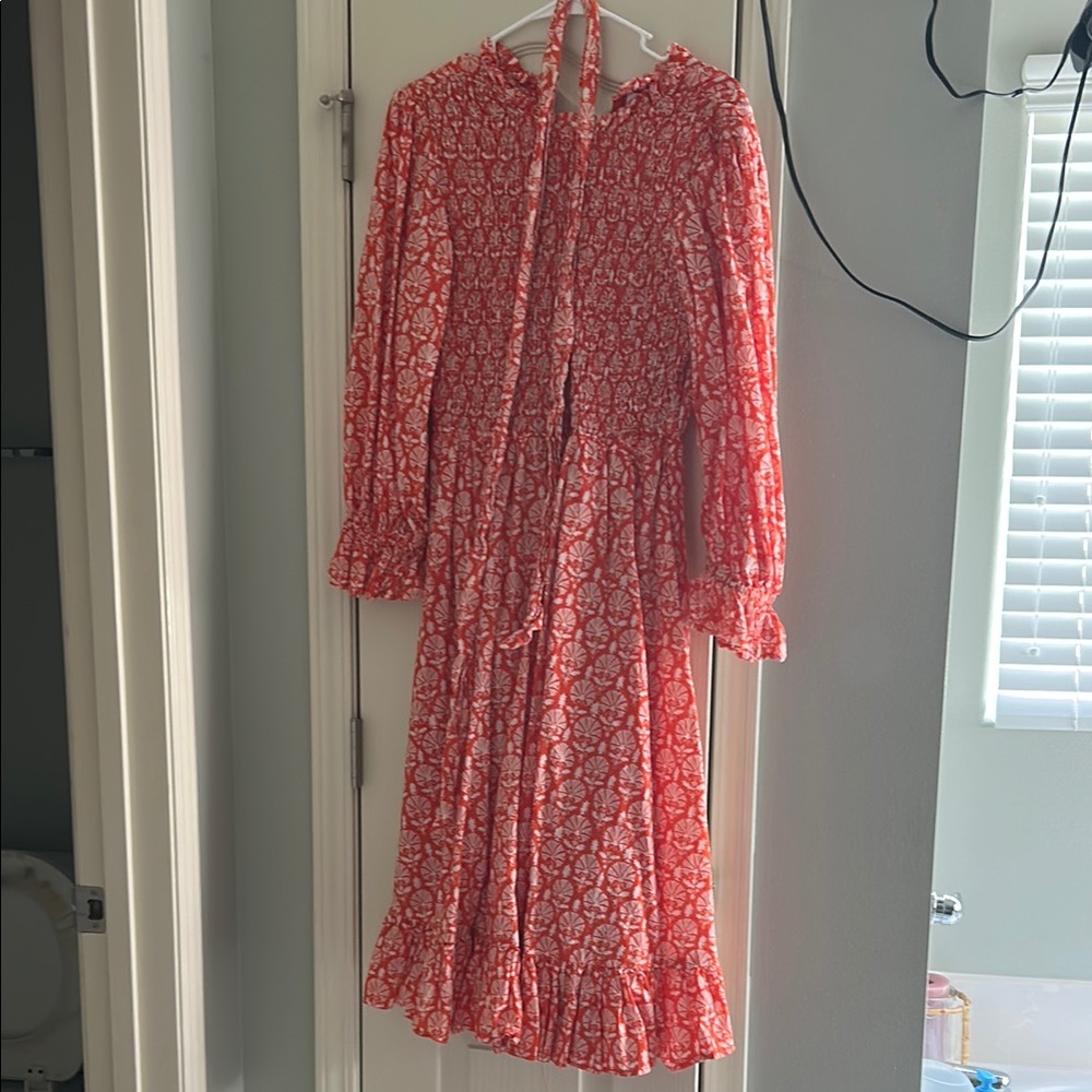 Floral Orange Women's Dress